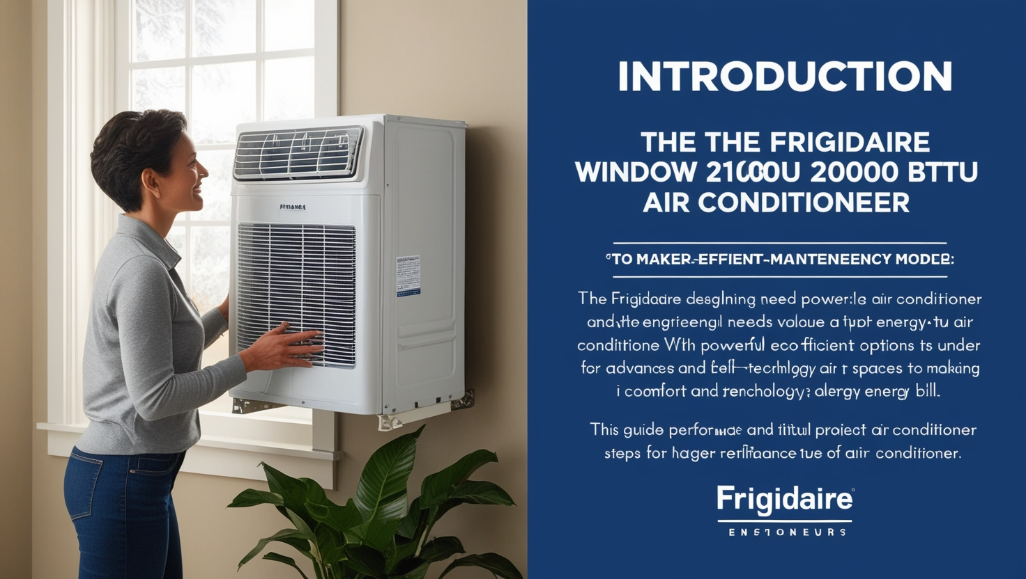 Frigidaire Window 21000 BTU Air Conditioner